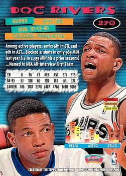 1995-96 Stadium Club - Members Only #270 Doc Rivers Back