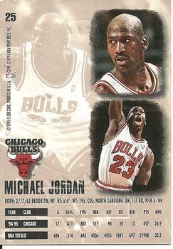 1995-96 Ultra - Gold Medallion #25 Michael Jordan Back