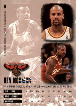 1995-96 Ultra - Gold Medallion #6 Ken Norman Back