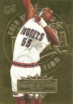 1995-96 Ultra - Gold Medallion #45 Dikembe Mutombo Front