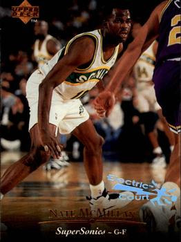 1995-96 Upper Deck - Electric Court #29 Nate McMillan Front