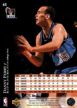 1995-96 Upper Deck - Electric Court #65 Danny Ferry Back