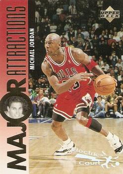 1995-96 Upper Deck - Electric Court Gold #337 Michael Jordan / D.Hansen Front