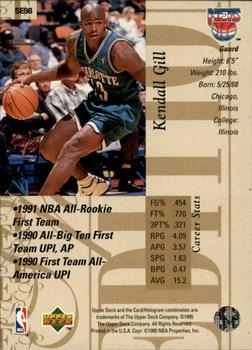 1995-96 Upper Deck - Special Edition Gold #SE98 Kendall Gill Back