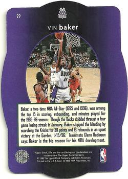 1996 SPx - Gold #29 Vin Baker Back