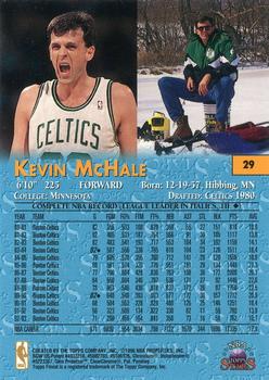 1996-97 Topps Stars - Finest #29 Kevin McHale Back