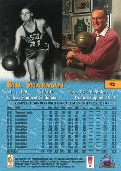1996-97 Topps Stars - Finest #42 Bill Sharman Back