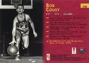 1996-97 Topps Stars - Finest #110 Bob Cousy Back