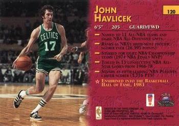 1996-97 Topps Stars - Finest #120 John Havlicek Back