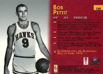 1996-97 Topps Stars - Finest #135 Bob Pettit Back