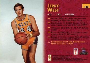 1996-97 Topps Stars - Finest #148 Jerry West Back