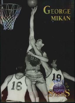 1996-97 Topps Stars - Finest Atomic Refractors #30 George Mikan Front
