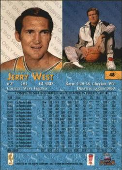 1996-97 Topps Stars - Members Only #48 Jerry West Back