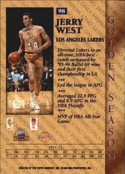 1996-97 Topps Stars - Members Only #98 Jerry West Back