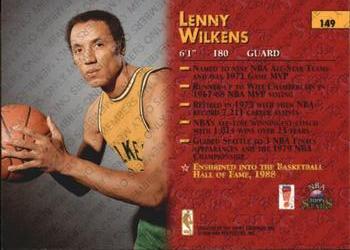 1996-97 Topps Stars - Members Only #149 Lenny Wilkens Back