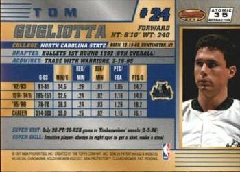 1996-97 Bowman's Best - Atomic Refractors #35 Tom Gugliotta Back