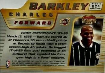 1996-97 Bowman's Best - Cuts Atomic Refractors #BC4 Charles Barkley Back