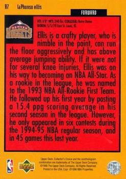 1996-97 Collector's Choice - You Crash the Game Scoring Silver Exchange (Series Two) #R7 LaPhonso Ellis Back