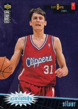 1996-97 Collector's Choice - You Crash the Game Scoring Silver Exchange (Series Two) #R12 Brent Barry Front