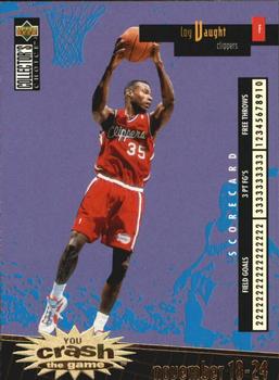 1996-97 Collector's Choice - You Crash the Game Scoring Gold (Series One) #C12 Loy Vaught Front