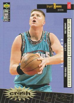 1996-97 Collector's Choice - You Crash the Game Scoring Gold (Series One) #C28 Bryant Reeves Front