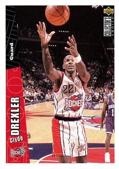 1996-97 Collector's Choice Houston Rockets #HT3 Clyde Drexler Front