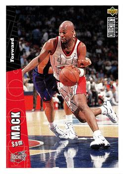 1996-97 Collector's Choice Houston Rockets #HT6 Sam Mack Front