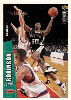 1996-97 Collector's Choice San Antonio Spurs #SA7 David Robinson Front
