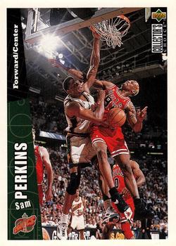 1996-97 Collector's Choice Seattle SuperSonics #ST7 Sam Perkins Front