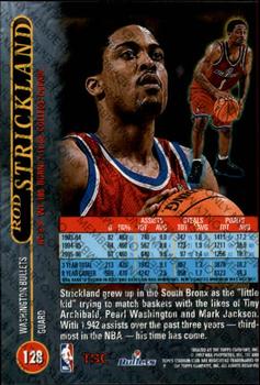 1996-97 Stadium Club - Members Only #128 Rod Strickland Back
