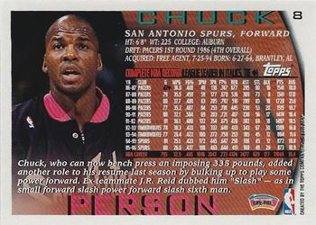 1996-97 Topps - NBA at 50 #8 Chuck Person Back