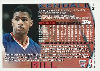 1996-97 Topps - NBA at 50 #13 Kendall Gill Back