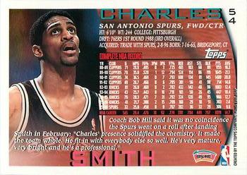 1996-97 Topps - NBA at 50 #54 Charles Smith Back