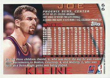 1996-97 Topps - NBA at 50 #66 Joe Kleine Back