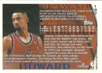 1996-97 Topps - NBA at 50 #137 Juwan Howard Back