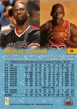 1996-97 Topps Stars #24 Michael Jordan Back