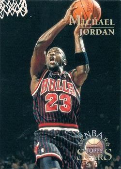 1996-97 Topps Stars #24 Michael Jordan Front