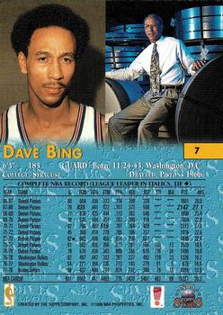 1996-97 Topps Stars #7 Dave Bing Back