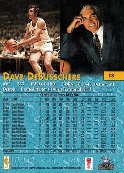 1996-97 Topps Stars #13 Dave DeBusschere Back