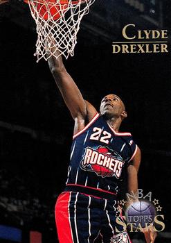 1996-97 Topps Stars #14 Clyde Drexler Front