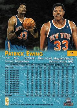 1996-97 Topps Stars #16 Patrick Ewing Back