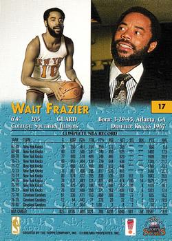 1996-97 Topps Stars #17 Walt Frazier Back