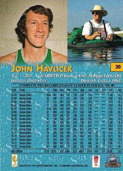 1996-97 Topps Stars #20 John Havlicek Back