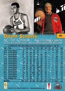 1996-97 Topps Stars #41 Dolph Schayes Back
