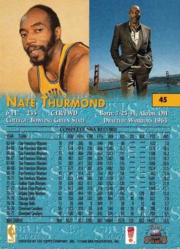 1996-97 Topps Stars #45 Nate Thurmond Back