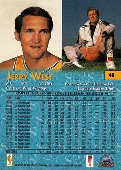 1996-97 Topps Stars #48 Jerry West Back