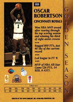 1996-97 Topps Stars #88 Oscar Robertson Back
