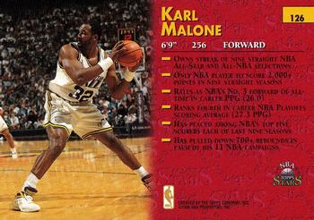 1996-97 Topps Stars #126 Karl Malone Back