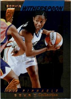 1997 Pinnacle Inside WNBA - Court Collection #16 Sophia Witherspoon Front