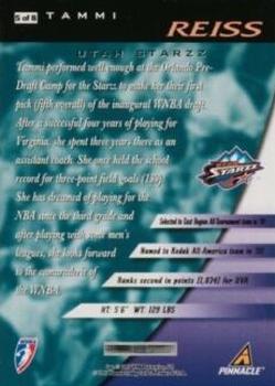 1997 Pinnacle Inside WNBA - Team Development #5 Tammi Reiss Back